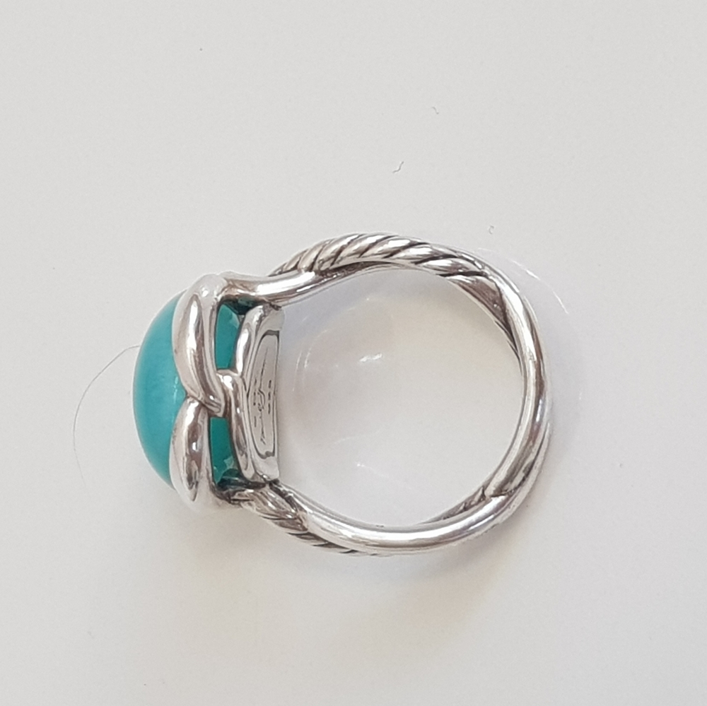 David Yurman Continuance Amazonite Ring - image 5